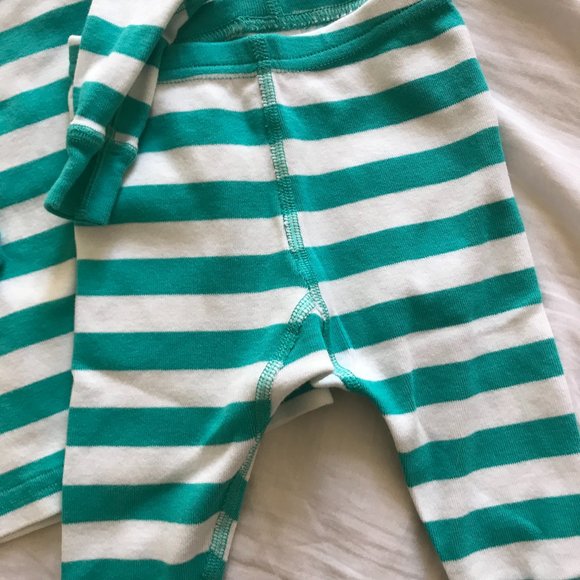 ๐2/$30Hanne Anderson Organic Green Pyjamas - 3-6M - Picture 4 of 4